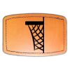 Faux Leather Engravable Patch - Curved Rectangle Thumbnail