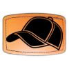Faux Leather Engravable Patch - Curved Rectangle Thumbnail