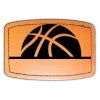 Faux Leather Engravable Patch - Curved Rectangle Thumbnail