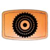 Faux Leather Engravable Patch - Curved Rectangle Thumbnail