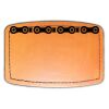 Faux Leather Engravable Patch - Curved Rectangle Thumbnail