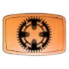 Faux Leather Engravable Patch - Curved Rectangle Thumbnail