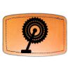 Faux Leather Engravable Patch - Curved Rectangle Thumbnail