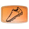 Faux Leather Engravable Patch - Curved Rectangle Thumbnail