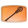 Faux Leather Engravable Patch - Curved Rectangle Thumbnail