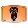 Faux Leather Engravable Patch - Curved Rectangle Thumbnail