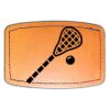 Faux Leather Engravable Patch - Curved Rectangle Thumbnail