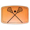 Faux Leather Engravable Patch - Curved Rectangle Thumbnail