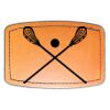 Faux Leather Engravable Patch - Curved Rectangle Thumbnail