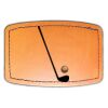 Faux Leather Engravable Patch - Curved Rectangle Thumbnail