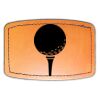 Faux Leather Engravable Patch - Curved Rectangle Thumbnail