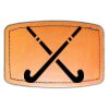Faux Leather Engravable Patch - Curved Rectangle Thumbnail