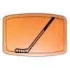 Faux Leather Engravable Patch - Curved Rectangle Thumbnail