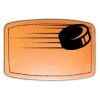 Faux Leather Engravable Patch - Curved Rectangle Thumbnail