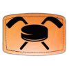 Faux Leather Engravable Patch - Curved Rectangle Thumbnail