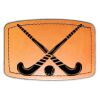 Faux Leather Engravable Patch - Curved Rectangle Thumbnail
