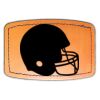 Faux Leather Engravable Patch - Curved Rectangle Thumbnail