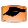 Faux Leather Engravable Patch - Curved Rectangle Thumbnail