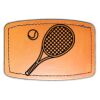 Faux Leather Engravable Patch - Curved Rectangle Thumbnail