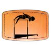 Faux Leather Engravable Patch - Curved Rectangle Thumbnail