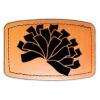 Faux Leather Engravable Patch - Curved Rectangle Thumbnail