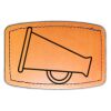 Faux Leather Engravable Patch - Curved Rectangle Thumbnail