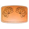 Faux Leather Engravable Patch - Curved Rectangle Thumbnail