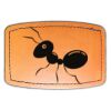 Faux Leather Engravable Patch - Curved Rectangle Thumbnail