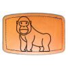Faux Leather Engravable Patch - Curved Rectangle Thumbnail