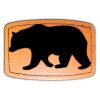 Faux Leather Engravable Patch - Curved Rectangle Thumbnail