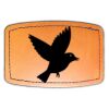 Faux Leather Engravable Patch - Curved Rectangle Thumbnail