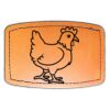 Faux Leather Engravable Patch - Curved Rectangle Thumbnail
