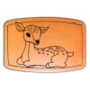 Faux Leather Engravable Patch - Curved Rectangle Thumbnail
