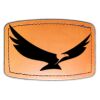 Faux Leather Engravable Patch - Curved Rectangle Thumbnail