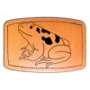 Faux Leather Engravable Patch - Curved Rectangle Thumbnail