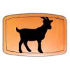 Faux Leather Engravable Patch - Curved Rectangle Thumbnail
