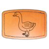 Faux Leather Engravable Patch - Curved Rectangle Thumbnail