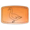 Faux Leather Engravable Patch - Curved Rectangle Thumbnail
