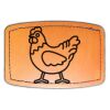 Faux Leather Engravable Patch - Curved Rectangle Thumbnail