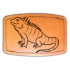Faux Leather Engravable Patch - Curved Rectangle Thumbnail