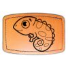 Faux Leather Engravable Patch - Curved Rectangle Thumbnail