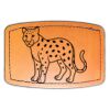Faux Leather Engravable Patch - Curved Rectangle Thumbnail