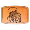 Faux Leather Engravable Patch - Curved Rectangle Thumbnail