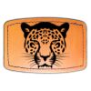 Faux Leather Engravable Patch - Curved Rectangle Thumbnail