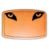 Faux Leather Engravable Patch - Curved Rectangle Thumbnail
