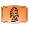 Faux Leather Engravable Patch - Curved Rectangle Thumbnail