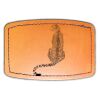 Faux Leather Engravable Patch - Curved Rectangle Thumbnail