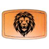 Faux Leather Engravable Patch - Curved Rectangle Thumbnail