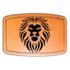 Faux Leather Engravable Patch - Curved Rectangle Thumbnail