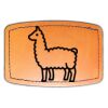 Faux Leather Engravable Patch - Curved Rectangle Thumbnail
